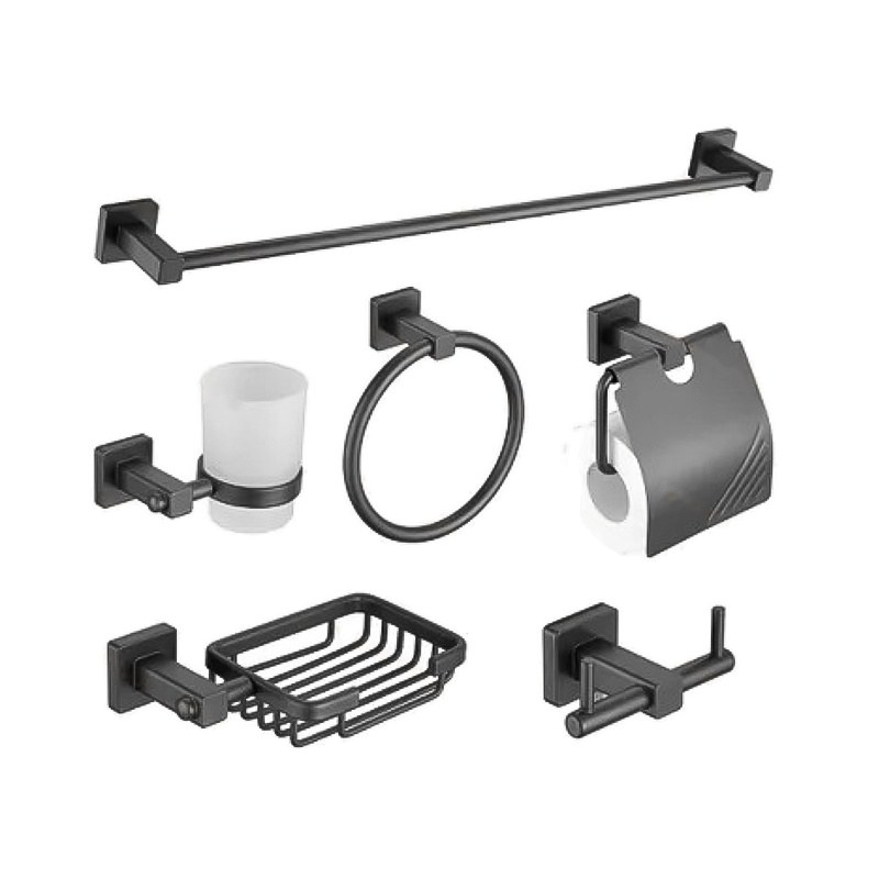 LT-AL4000-6A-GR bathroom hardware set, towel bar, bath accessory