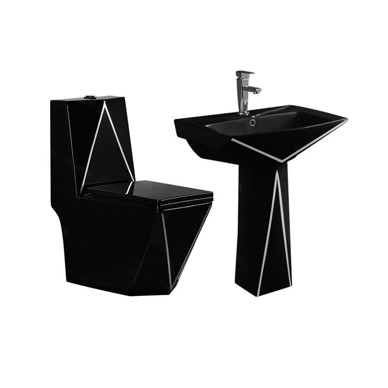 LT-1107-CG-BLS----LT-307P-CG-BLS white two-piece-toilet-suites