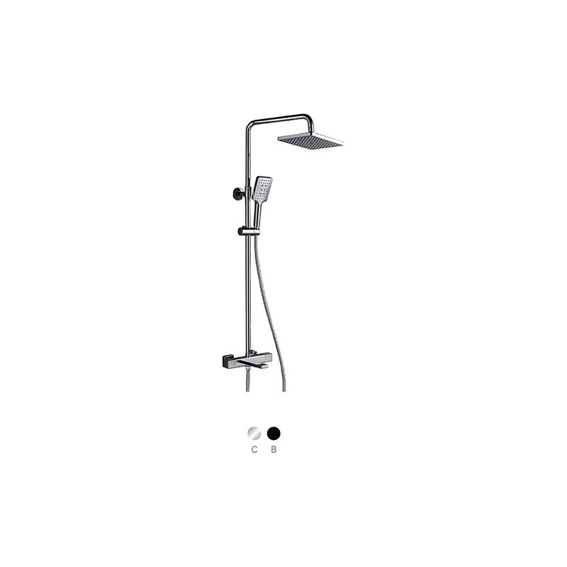 LT-10030-BRA-YTLYHS shower set, shower system, complete shower kit