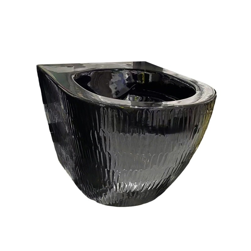 LT-450W-CG-BL1 black wall-hung-toilets