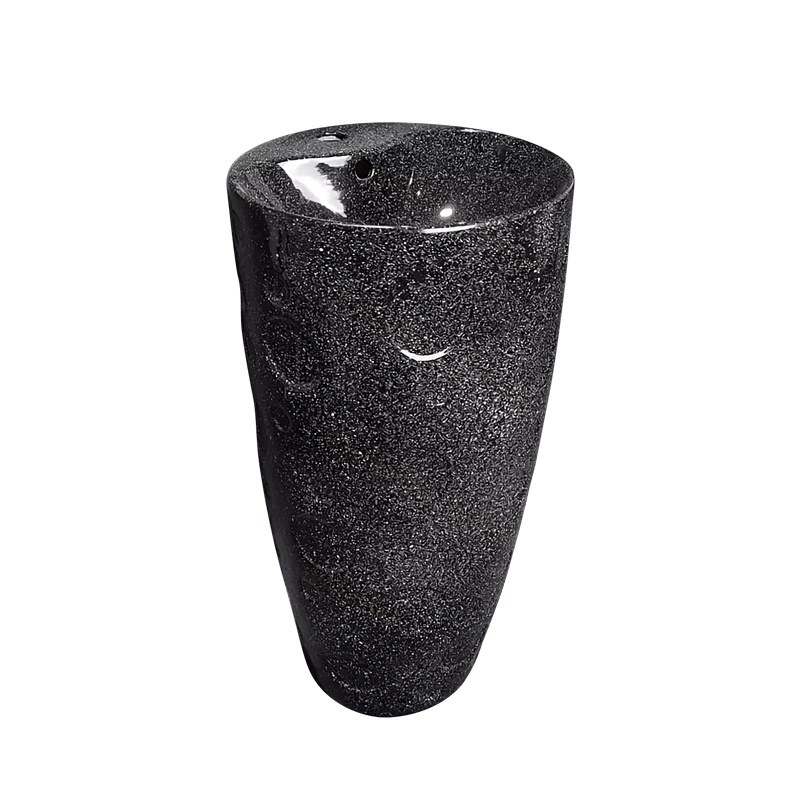 LT-323-CDG-BL black pedestal-basins