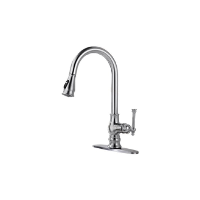 LT-10014-BRA-TCSCLRLT kitchen faucet, kitchen mixer tap, sink faucet