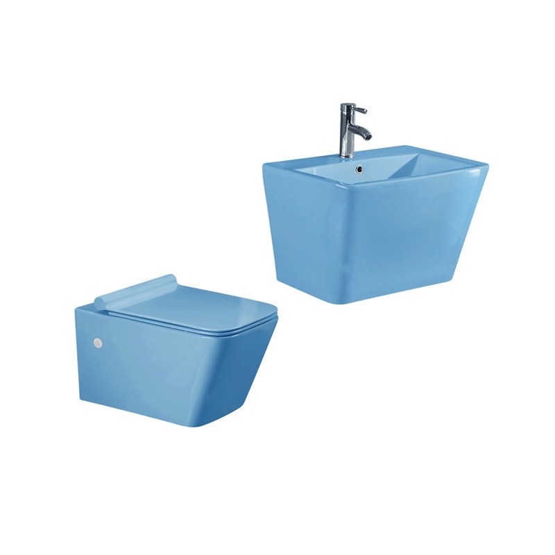 LT-454W-CG-BU-----LT-503-CG-BU white wall-hung-toilet-suites
