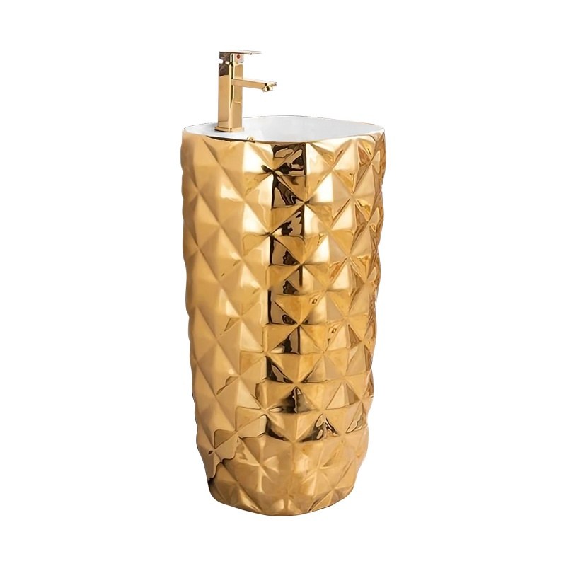 LT-316-GI-GW gold pedestal-basins