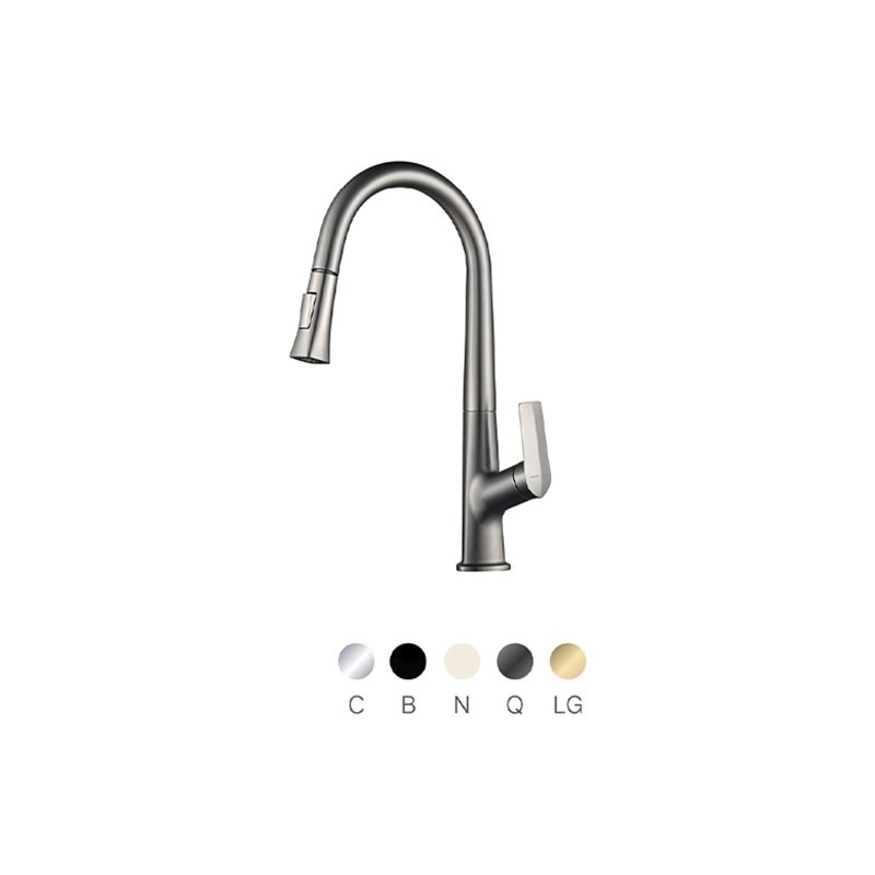 LT-10016-BRA-TCCLSSCLRLT kitchen faucet, kitchen mixer tap, sink faucet