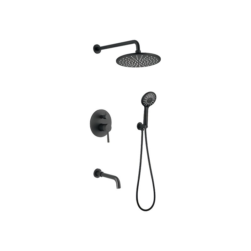 LT-10132-BRA-AZLYHS shower set, shower system, complete shower kit