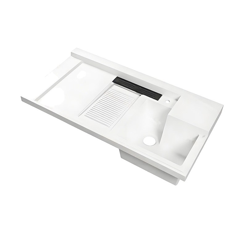 LT-7141-2 white countertop-basins