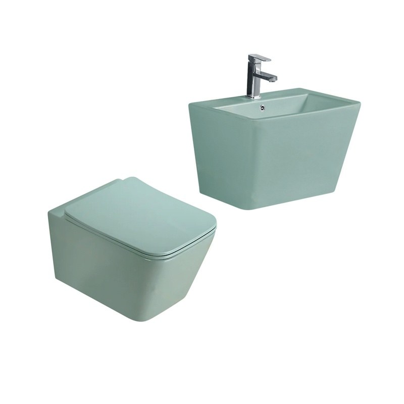 LT-454W-M-AG-----LT-503-M-AG white wall-hung-toilet-suites