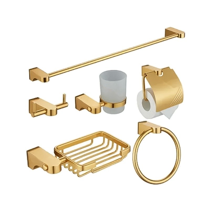 LT-AL8100-6A-G bathroom hardware set, towel bar, bath accessory