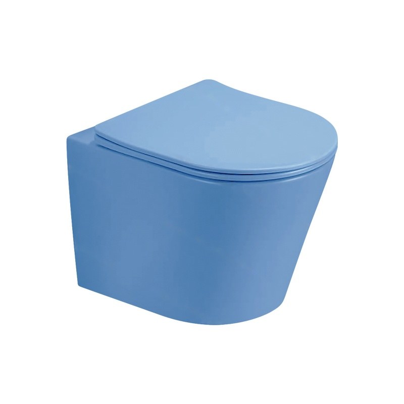 LT-452W-M-BU colored wall-hung-toilets