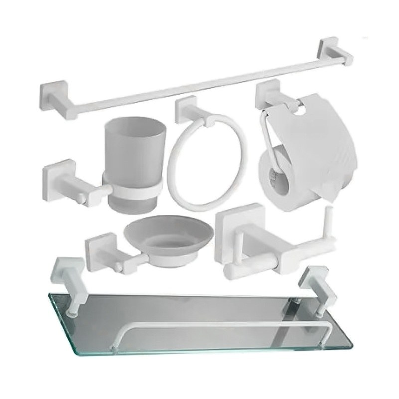 LT-AL4000-7B-W bathroom hardware set, towel bar, bath accessory
