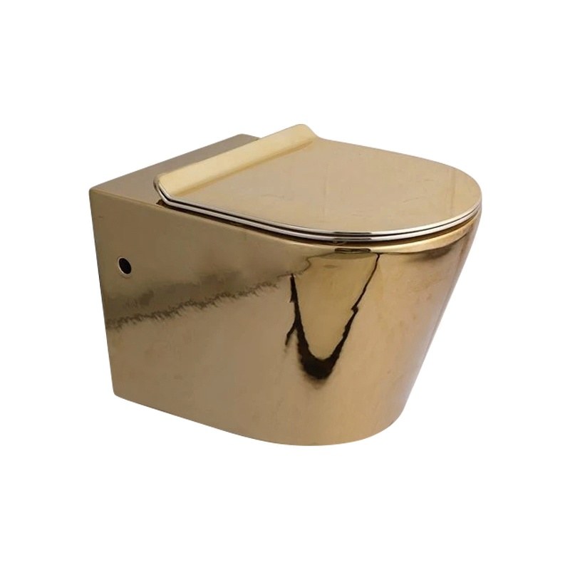 LT-452W-GI-PG gold wall-hung-toilets