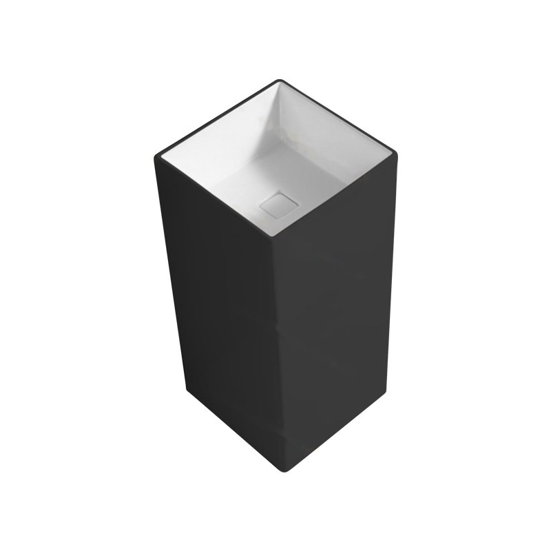 LT-331A-M-BLW black pedestal-basins