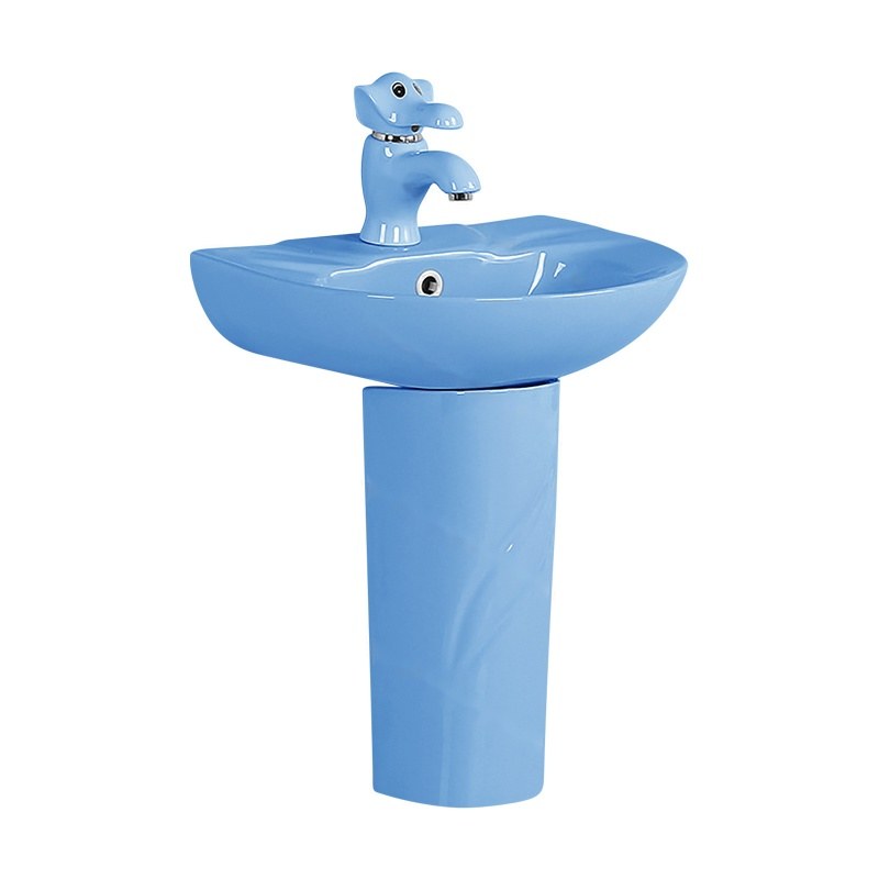LT-380P-CG-BU patterned pedestal-basins