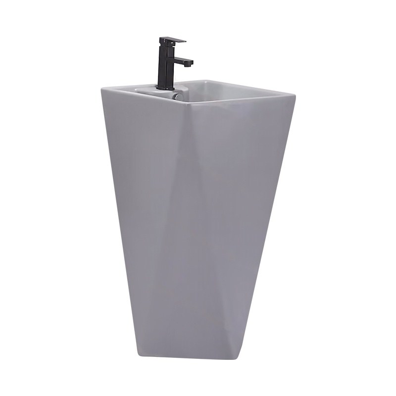 LT-307-M-LG grey pedestal-basins