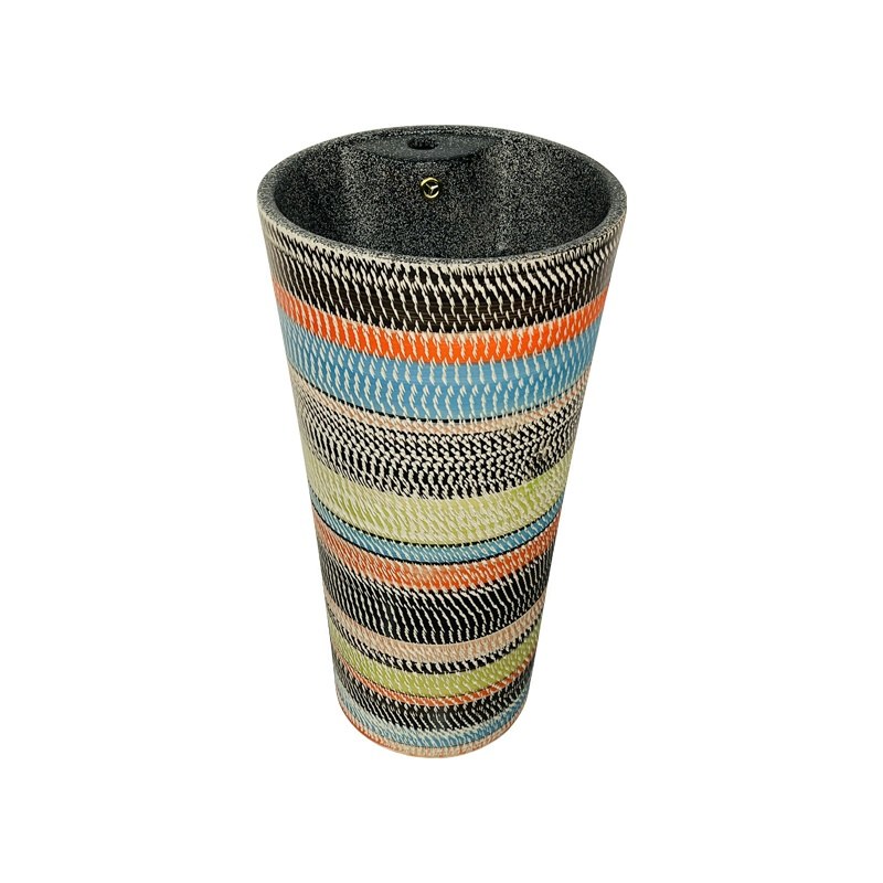 LT-321-HE-CT10 patterned pedestal-basins