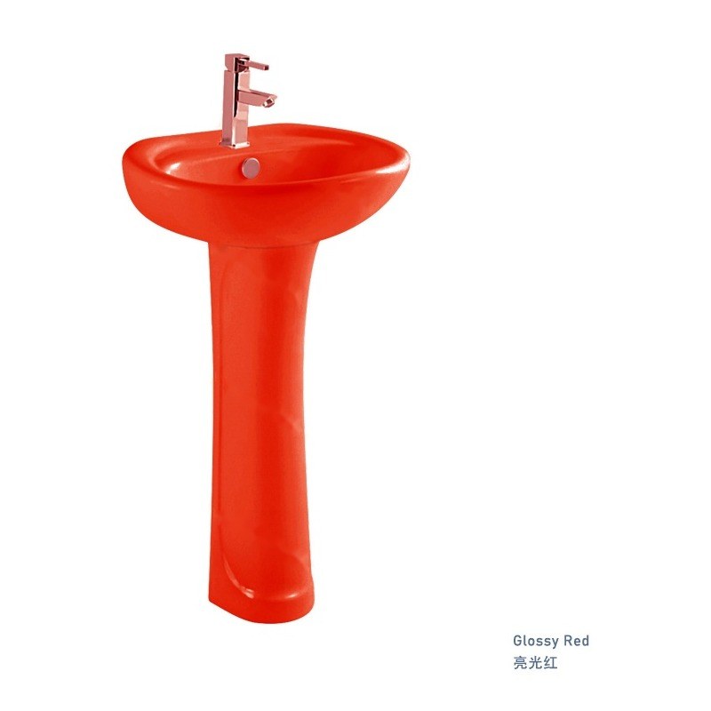 LT-322P-CG-R colored pedestal-basins