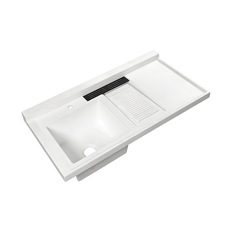 LT-7138 white countertop-basins