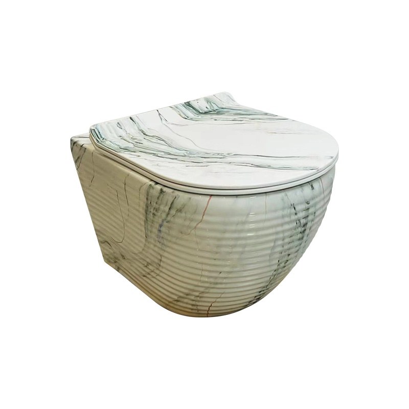 LT-WHT4002-CS-CT18 patterned wall-hung-toilets