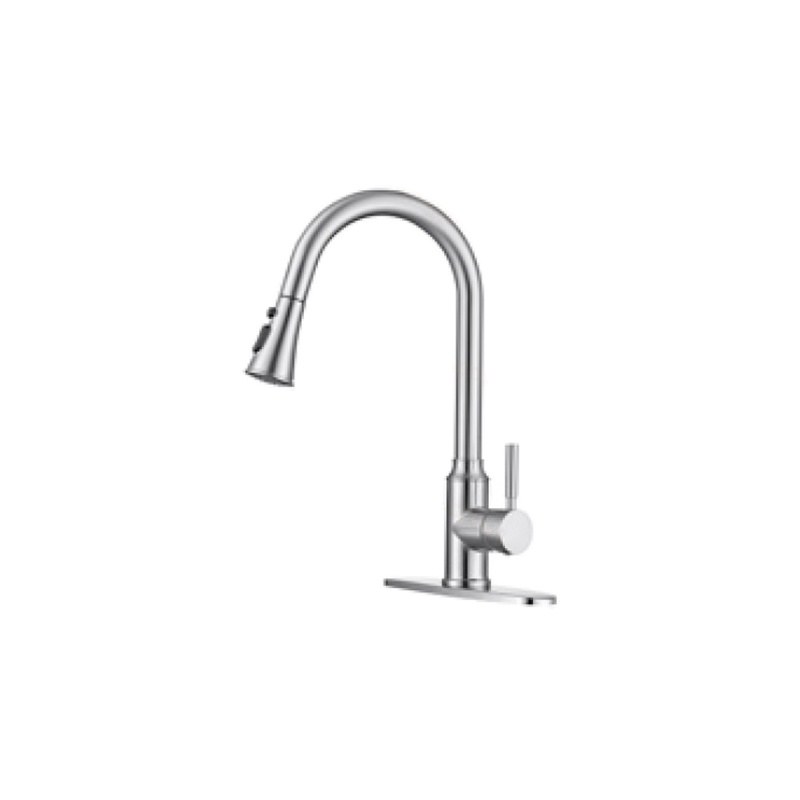LT-10035-BRA-TCSCLRLT kitchen faucet, kitchen mixer tap, sink faucet