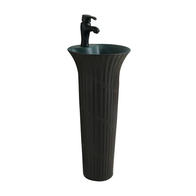 LT-336-FG-UBLNBG black pedestal-basins