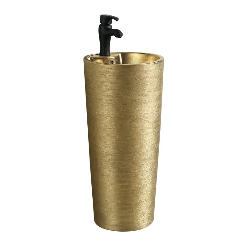LT-321-BS-GD gold pedestal-basins