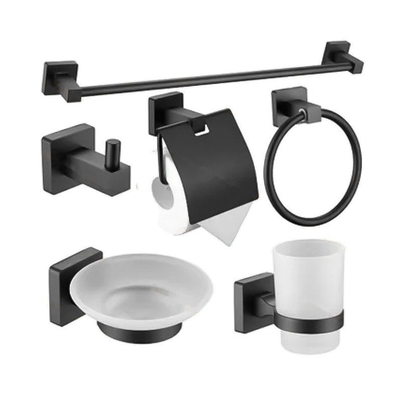 LT-ZS8400-6B-B bathroom hardware set, towel bar, bath accessory