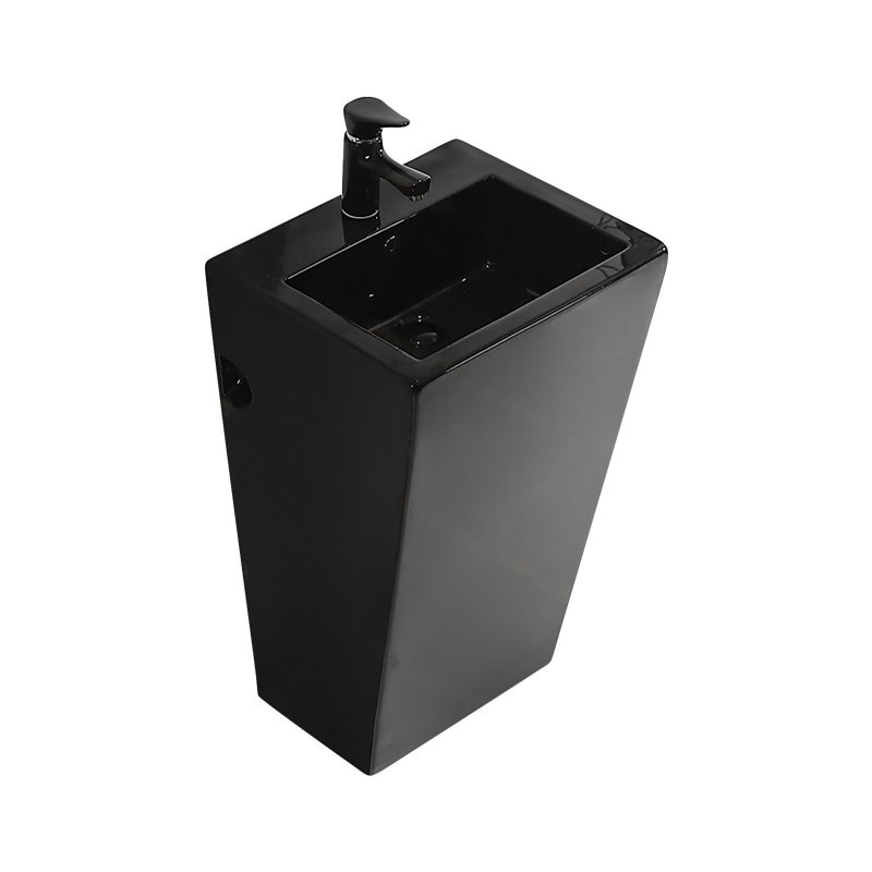 LT-304-CG-BL black pedestal-basins