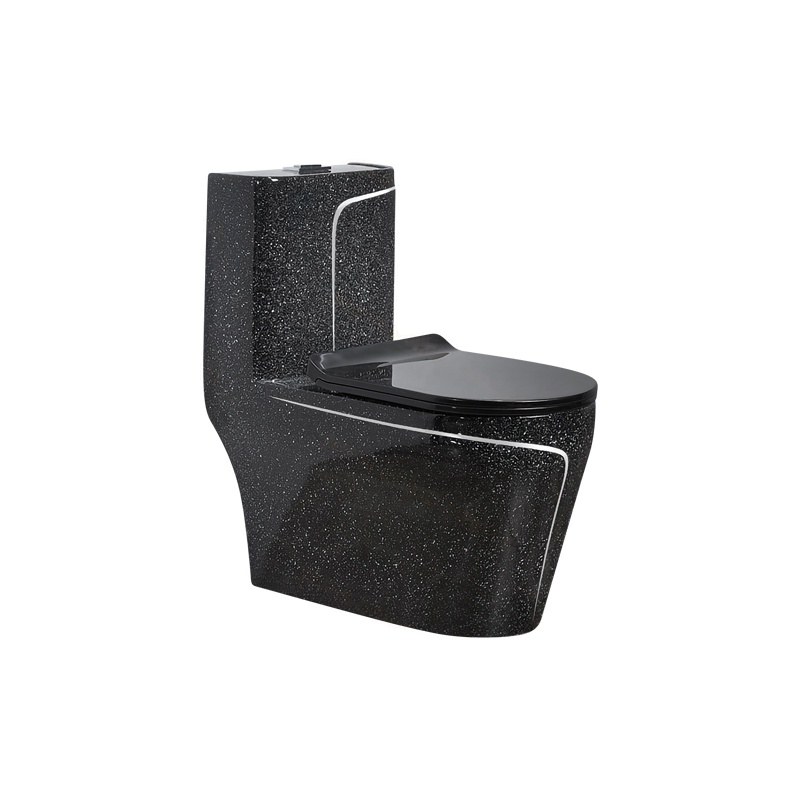 LT-1121-CDG-BLSL black one-piece-toilets
