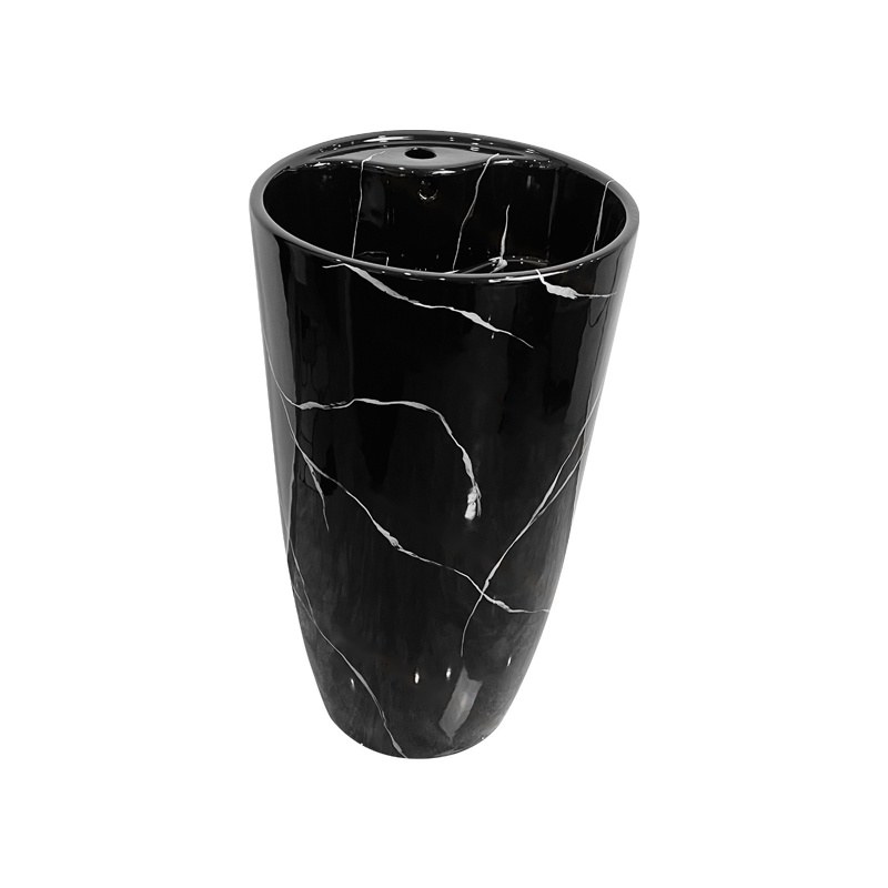 LT-326-CS-BL black pedestal-basins
