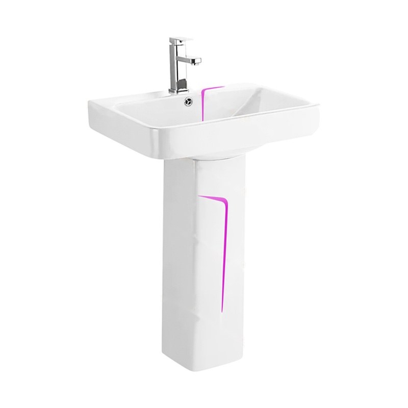 LT-354P-WR white pedestal-basins