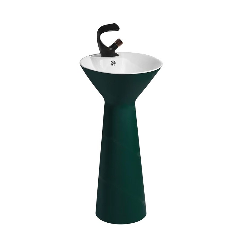LT-333-M-BGW colored pedestal-basins