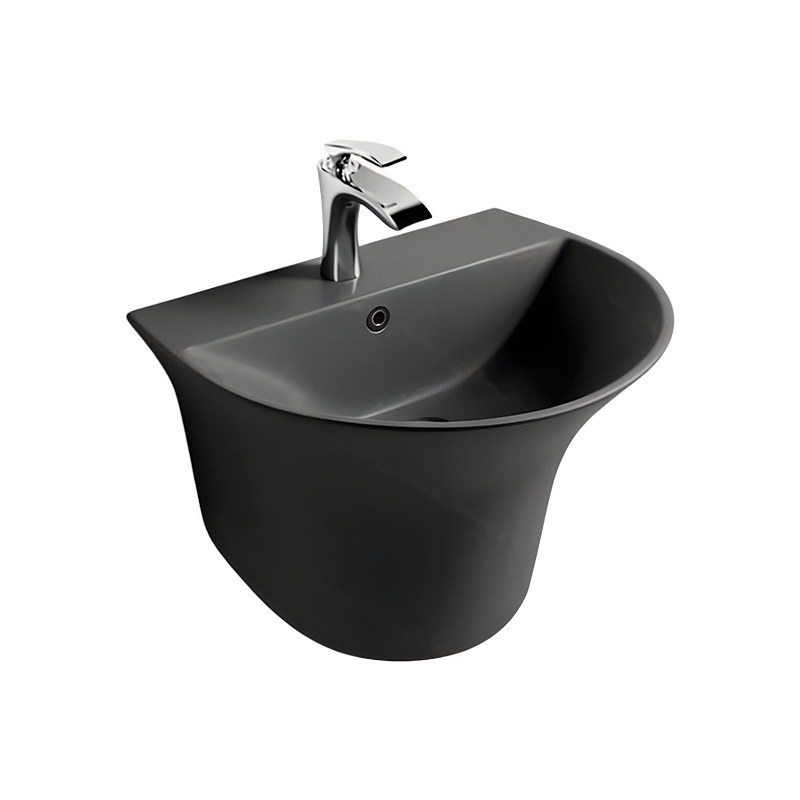 LT-518-M-DG black wall-hung-basins