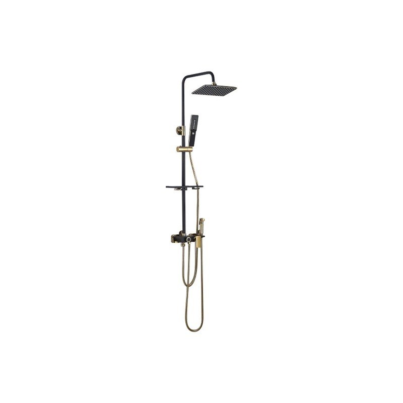 LT-10280-BRA-YTLYHS shower set, shower system, complete shower kit