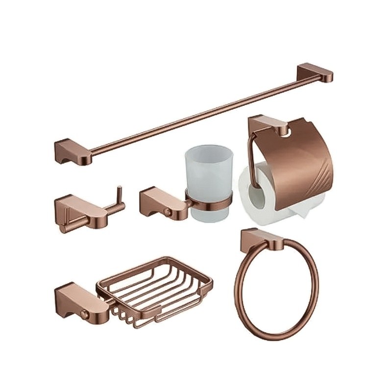LT-AL8100-6A-R bathroom hardware set, towel bar, bath accessory