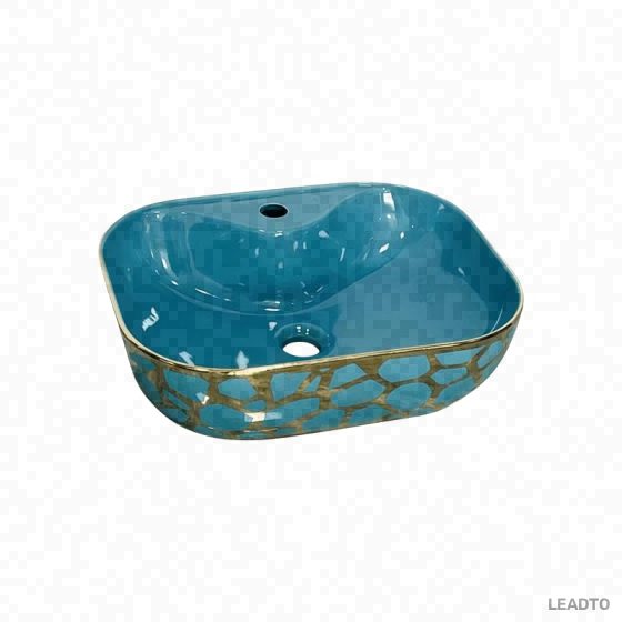 LT-6529-GID-GDBU2 colored art-basins