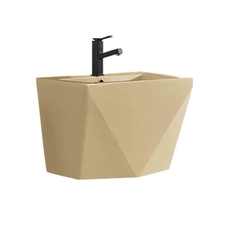 LT-507-M-LB gold wall-hung-basins