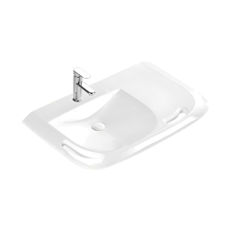 LT-5015BLP white wall-hung-basins