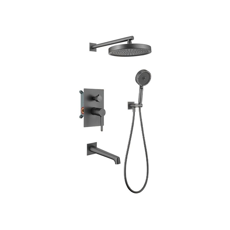 LT-10016-BRA-AZLYHS shower set, shower system, complete shower kit