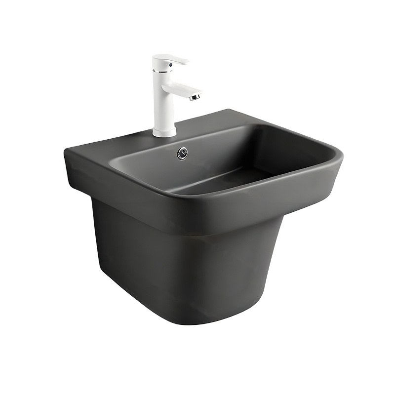 LT-517-M-DG black wall-hung-basins