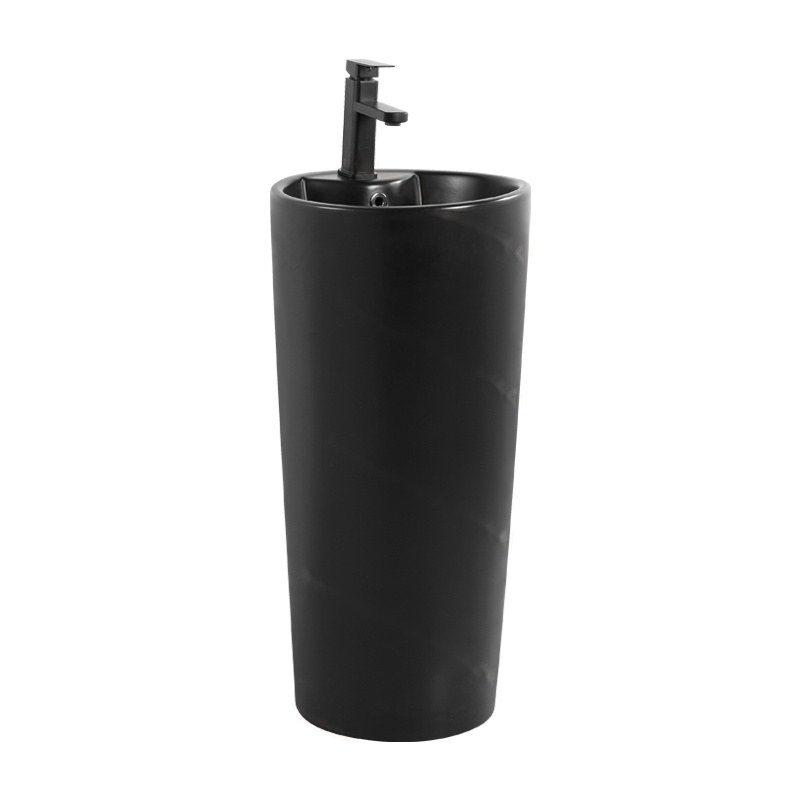 LT-321-M-BL black pedestal-basins