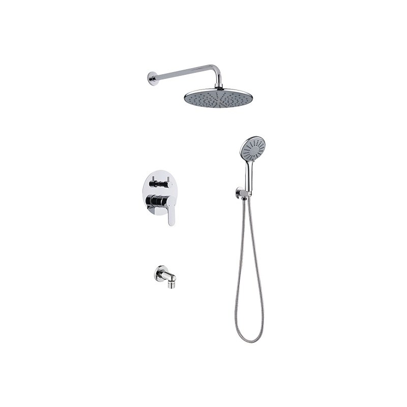 LT-10134-BRA-AZLYHS shower set, shower system, complete shower kit