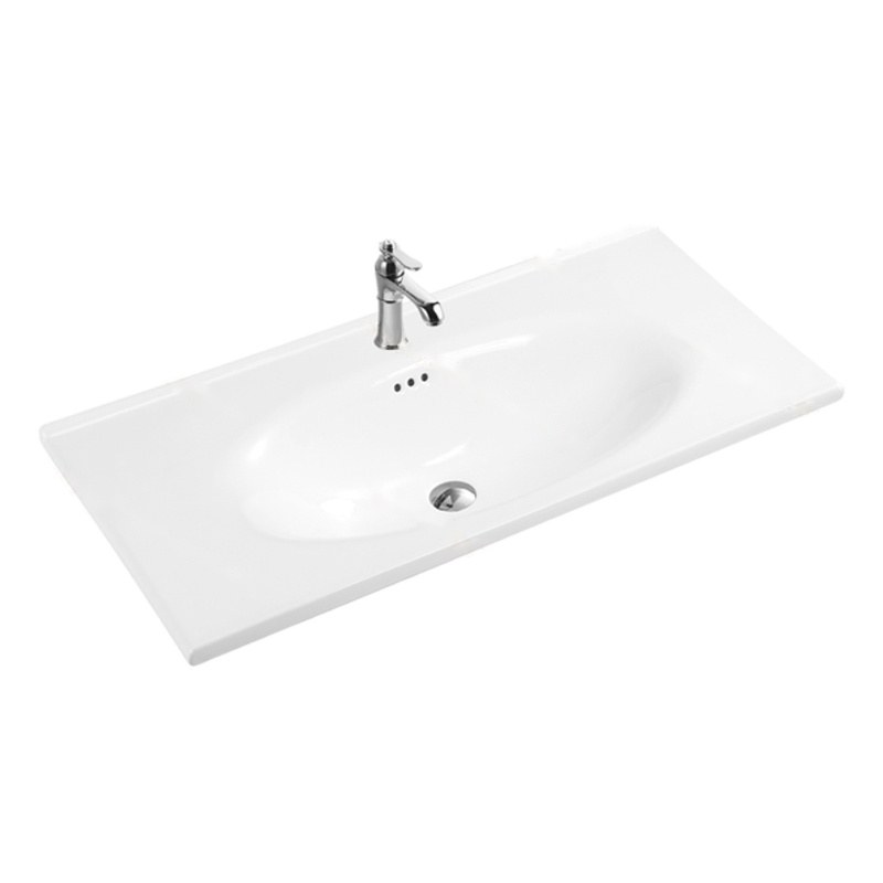 LT-740C white countertop-basins