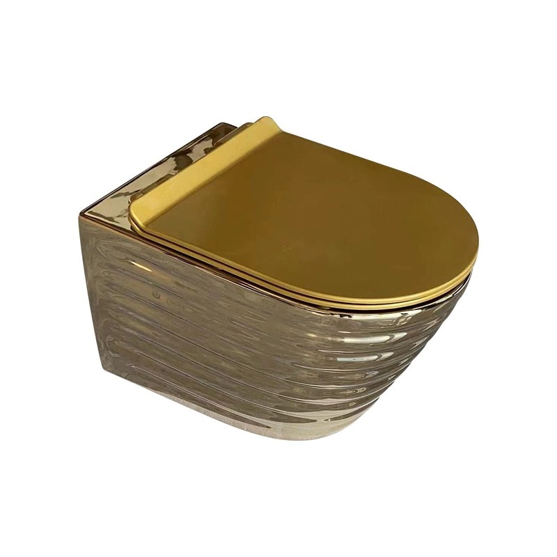 LT-WHT4021-GI-PG gold wall-hung-toilets