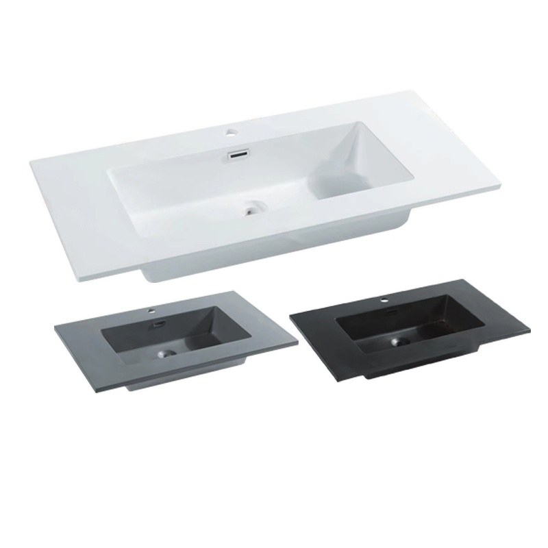 LT-774 white countertop-basins