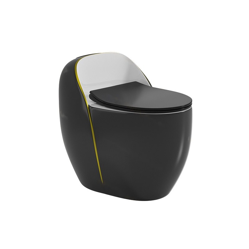 LT-1358-CG-BLGLW black one-piece-toilets