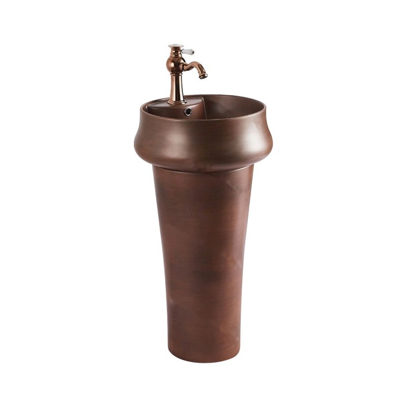 LT-369P-RS-RBR colored pedestal-basins