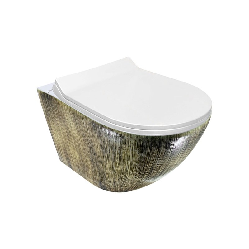 LT-450W-SE-BRW2 gold wall-hung-toilets