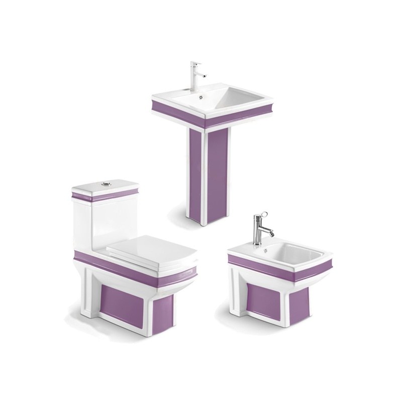 LT-1028-CG-WP--LT-428B-CG-WP--LT-328P-CG-WP colored one-piece-toilet-suites