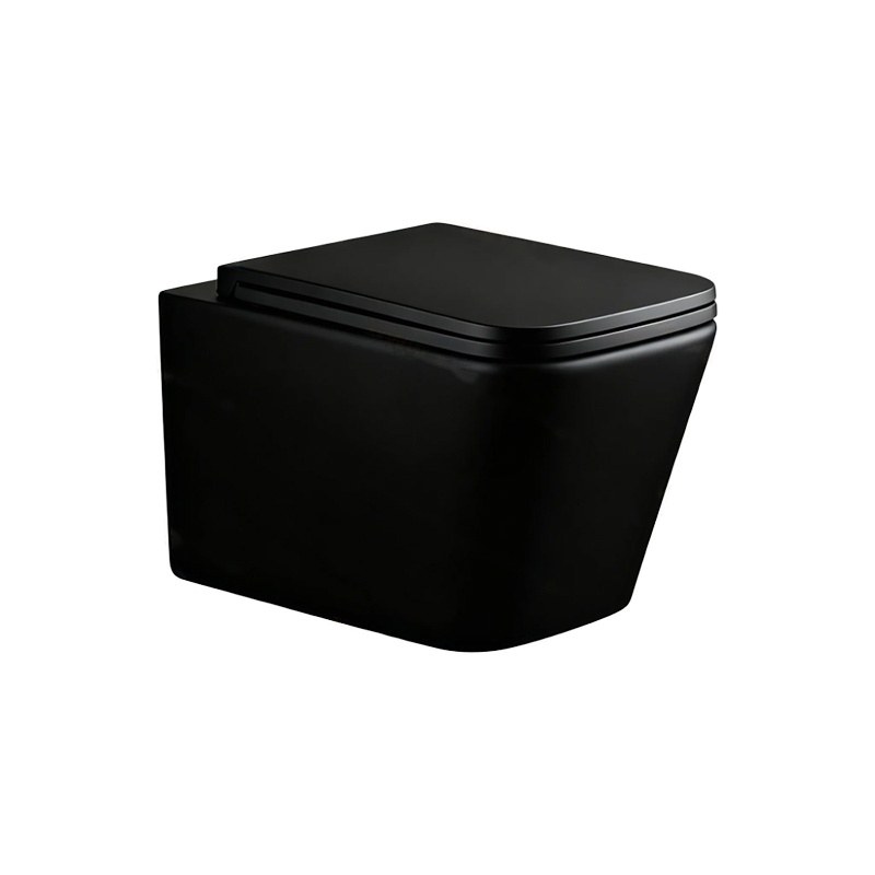 LT-454WS-M-BL black wall-hung-toilets